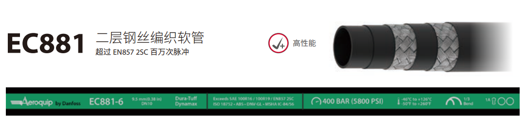 EC881 二层编织管（百万次脉冲）
